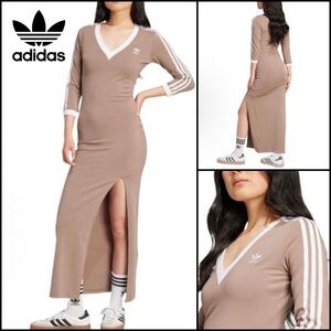 Adidas Women's Tan/Brown Maxi Dress
